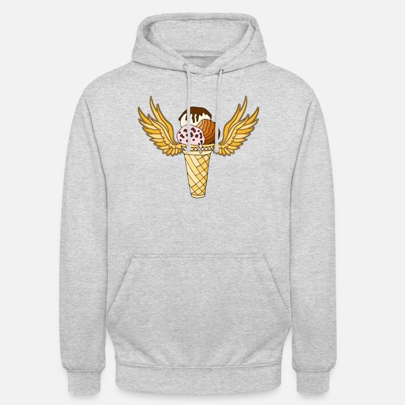 Eis - Unisex Hoodie - Hellgrau meliert