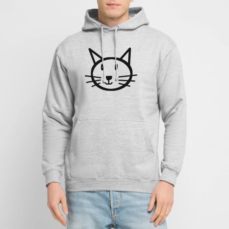 Katze Katzengesicht Geschenk Geschenkidee Unisex Hoodie