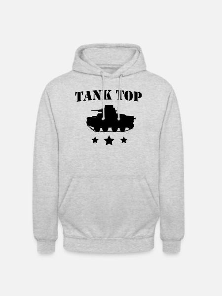 Tank Tank Top - Unisex Hoodie - light heather grey