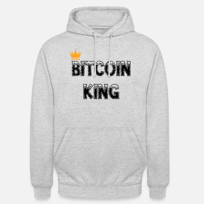 Bitcoin Trading Crypto Stocks - Sweat-shirt à capuche unisexe - gris clair chiné