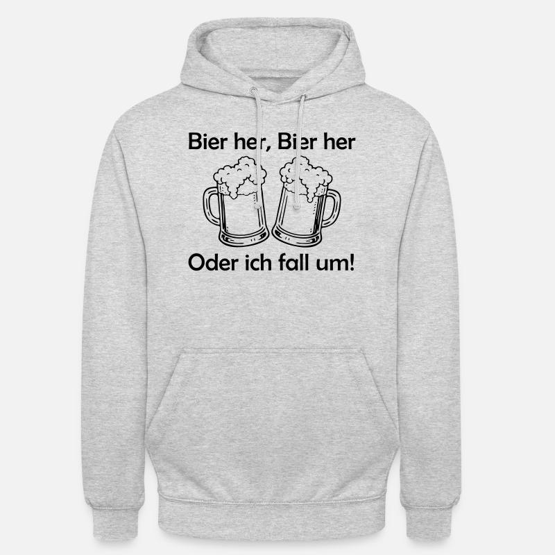 Bienen hier, Bienen hier - oder ich fall um! Unisex Hoodie