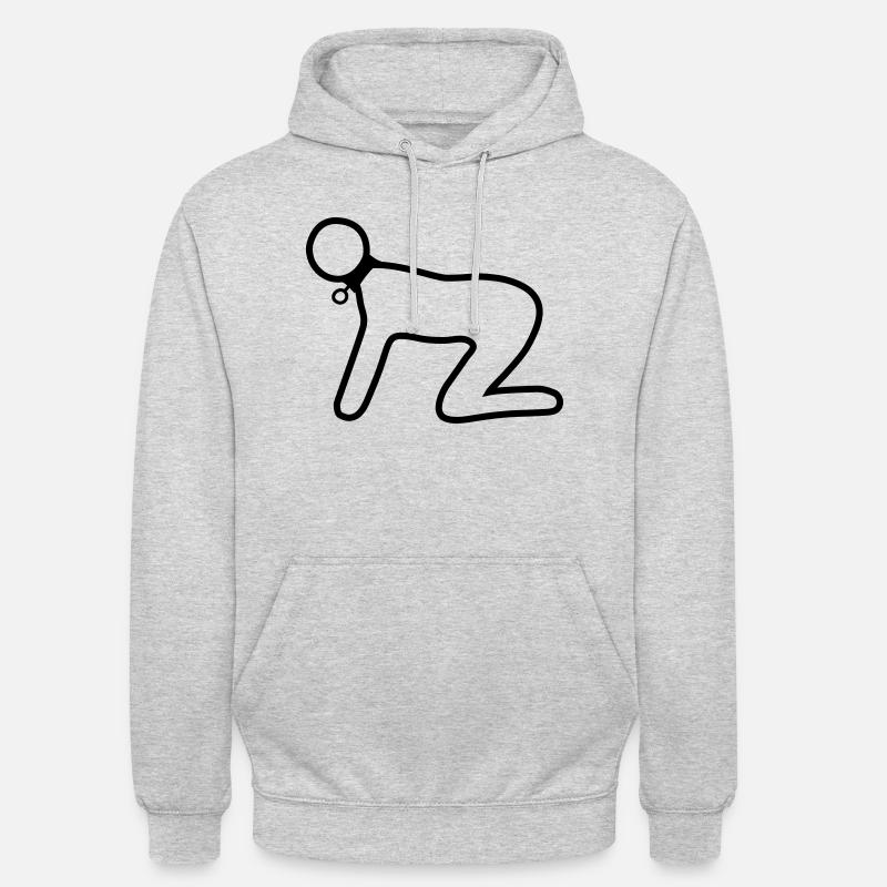 sklave_cs2 - Unisex Hoodie - Hellgrau meliert