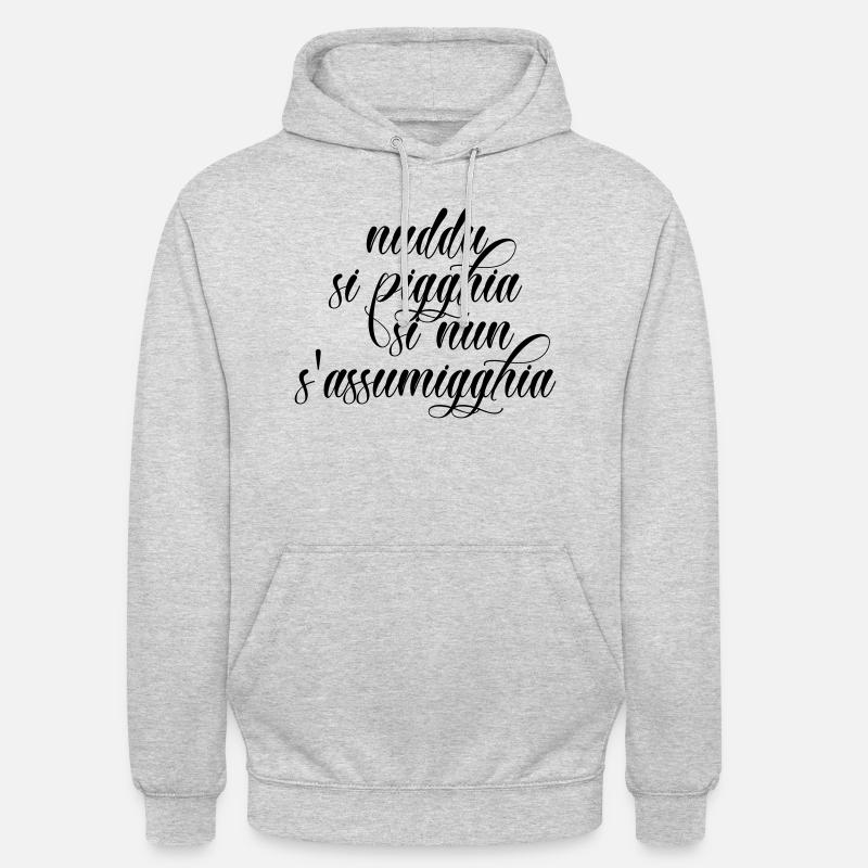 P9 - Felpa con cappuccio unisex - grigio chiaro melange