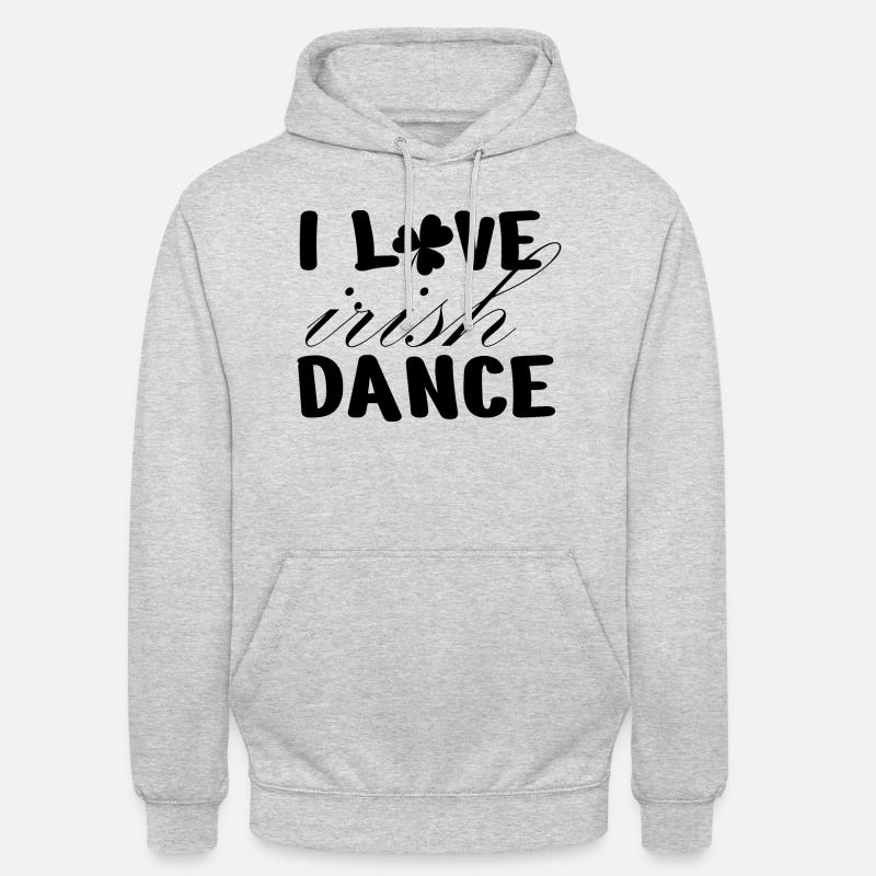 Danse Musique de danse - Sweat-shirt à capuche unisexe - gris clair chiné