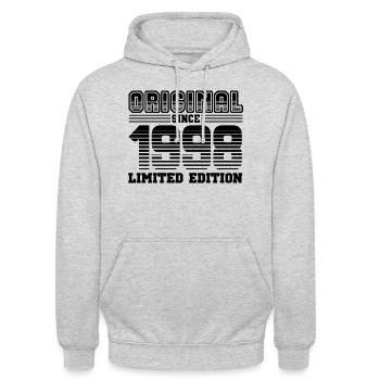 1998 - Unisex Hoodie - light heather grey - Front - Alina (178cm) & Michal (187cm)