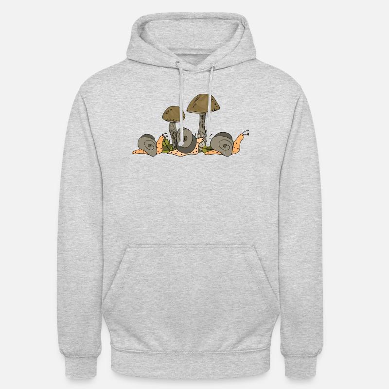 Snails - Unisex Hoodie - light heather grey
