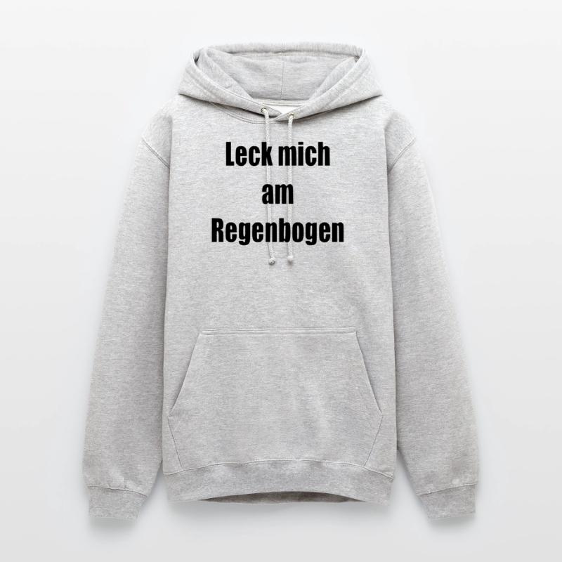 Leck mich am Regenbogen Geschenk Statement Unisex Hoodie