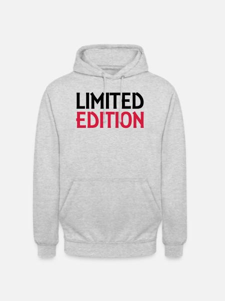 Limited Edition - Sweat-shirt à capuche unisexe - gris clair chiné