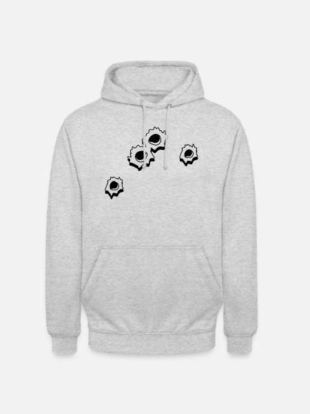 Hole holes - Unisex Hoodie - light heather grey