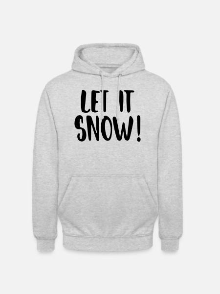 Let it Snow - Unisex Hoodie - light heather grey