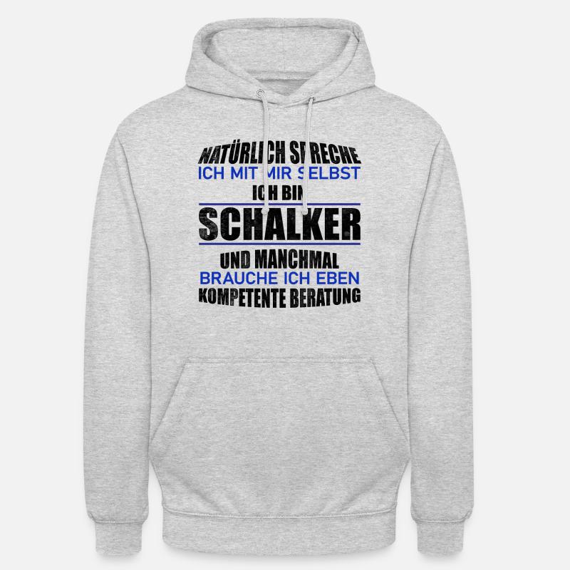 Schalker Beratung Geschenkidee - Unisex Hoodie - Hellgrau meliert