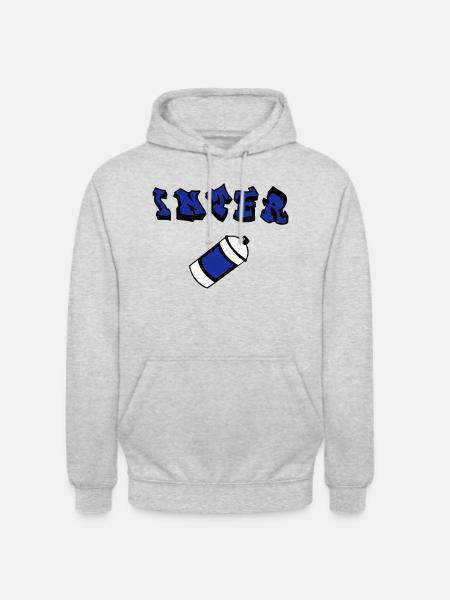 inter graffiti - Unisex Hoodie - light heather grey