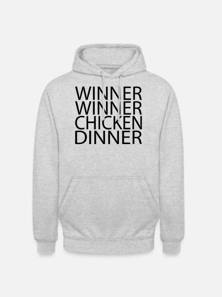 Winner Winner Chicken Dinner - Unisex Hoodie - light heather grey