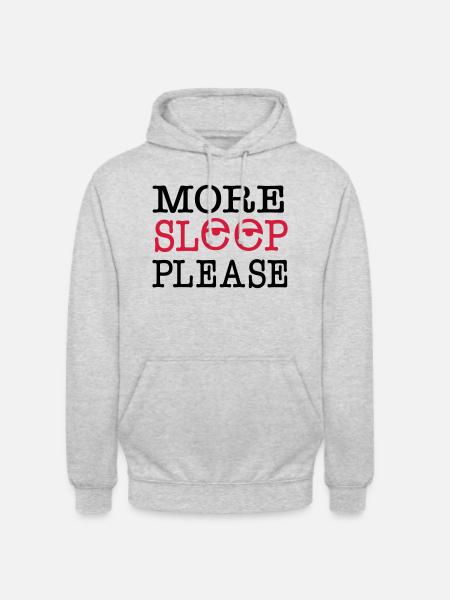 sleep - Unisex Hoodie - light heather grey