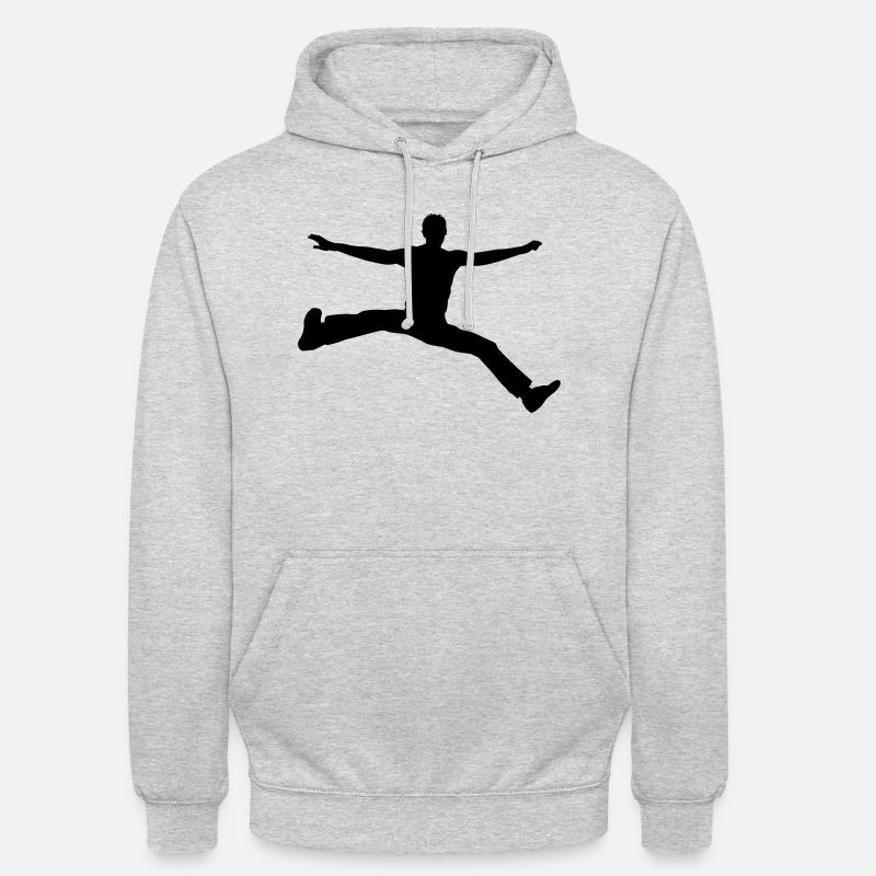 springendermannf1 - Sweat-shirt à capuche unisexe - gris clair chiné