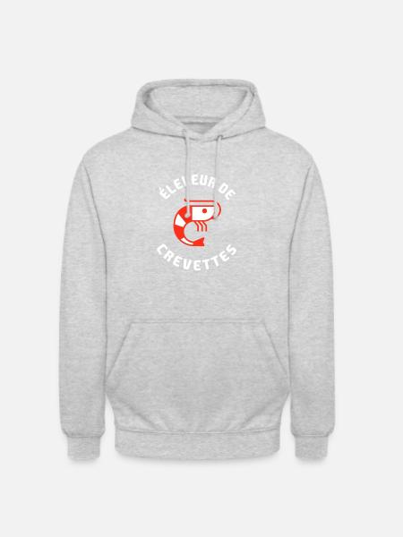 CRS-Schrumpfer - Unisex Hoodie - Hellgrau meliert