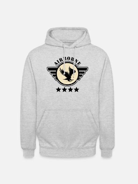 Airborne - Unisex Hoodie - light heather grey
