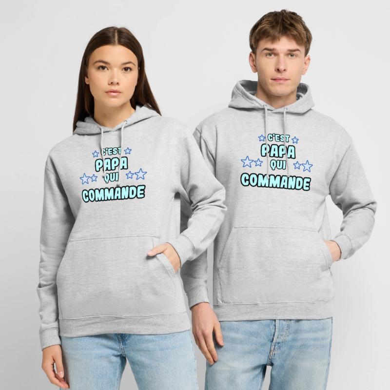 C'est papa qui commande Sweat-shirt à capuche unisexe