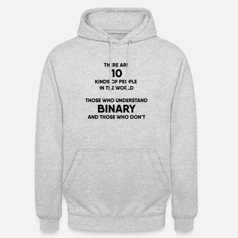 Programmer - Binary system - Unisex Hoodie - light heather grey