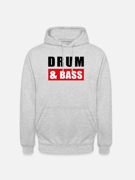 Drum and Bass - Unisex Hoodie - light heather grey