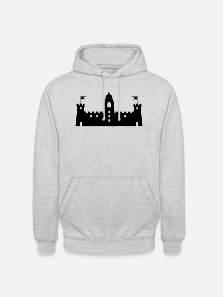 burg_2 - Unisex Hoodie - light heather grey