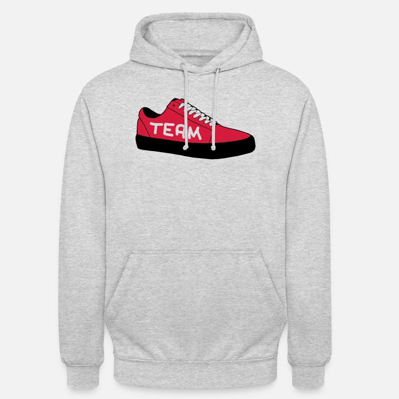 sneaker__team - Sweat-shirt à capuche unisexe - gris clair chiné