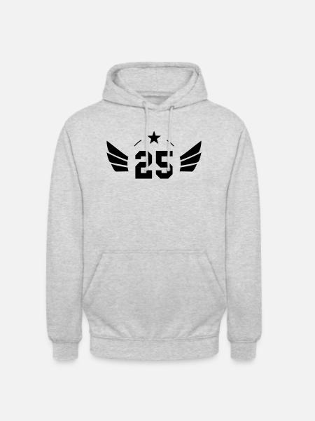 25 Years - Unisex Hoodie - Hellgrau meliert