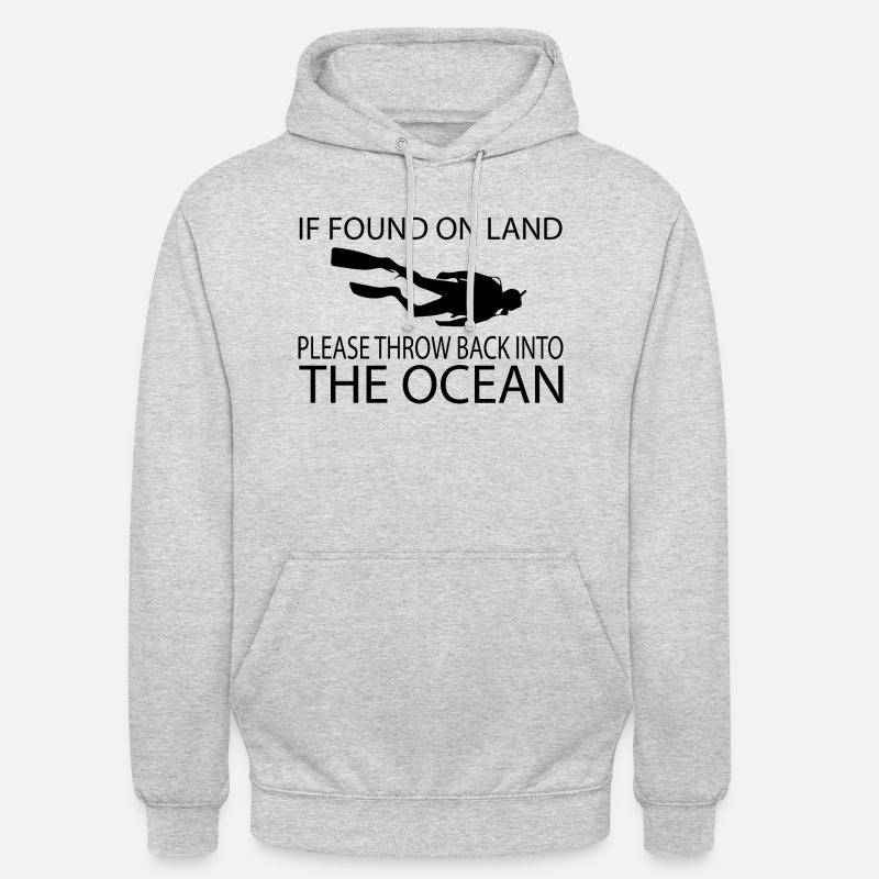 Diving Dive Dive - Unisex Hoodie - light heather grey