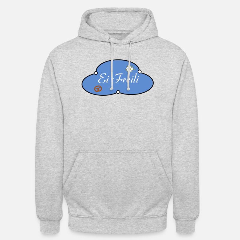 Freili - Sweat-shirt à capuche unisexe - gris clair chiné