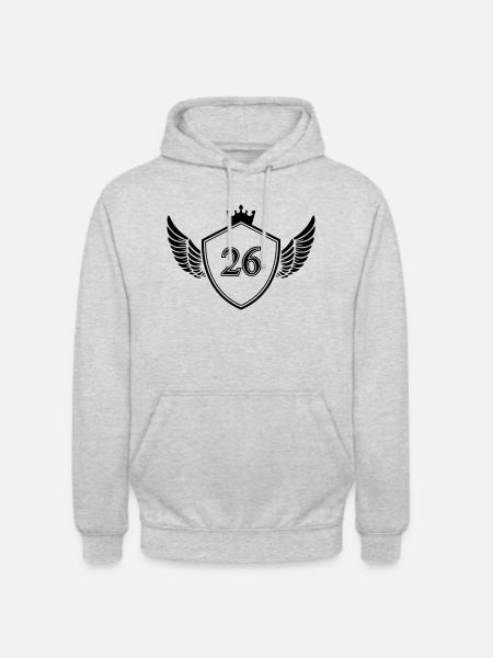 Coat of arms 26 - Unisex Hoodie - light heather grey