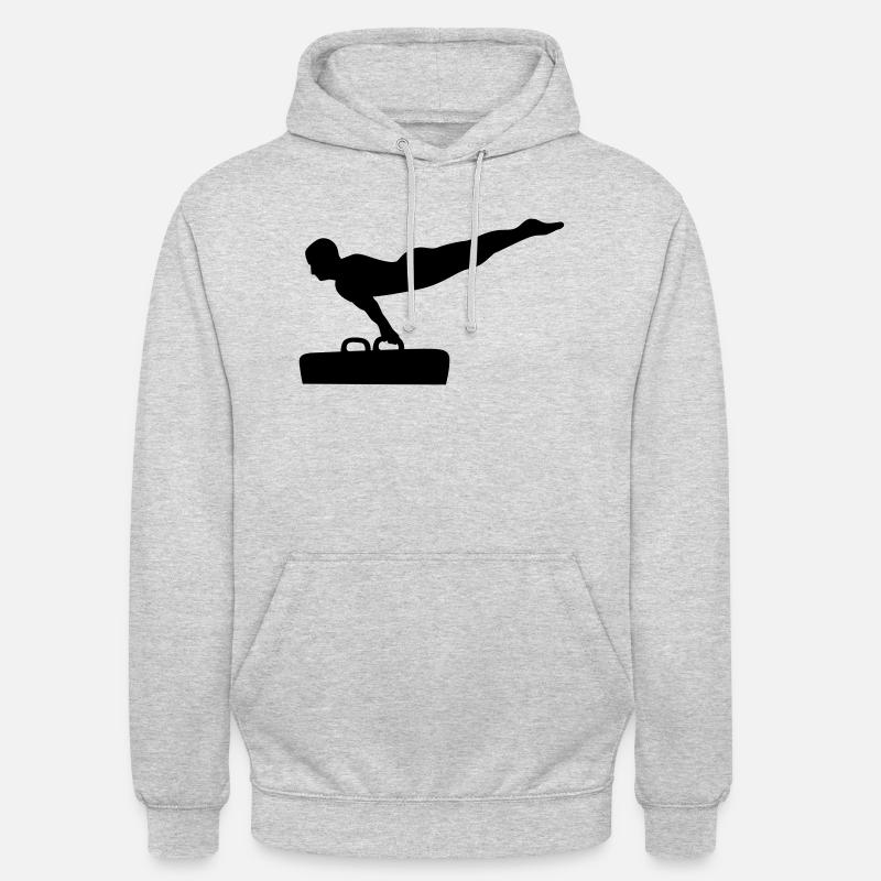 Gymnastique - Sweat-shirt à capuche unisexe - gris clair chiné