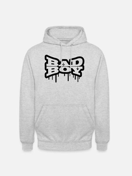 Bathroom graffiti boy bad boy - Unisex Hoodie - light heather grey