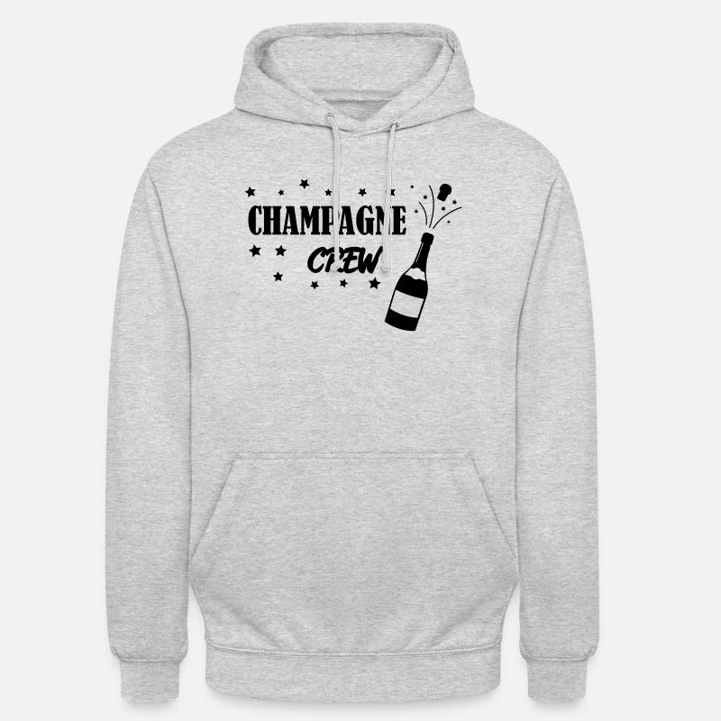 Équipage - Sweat-shirt à capuche unisexe - gris clair chiné
