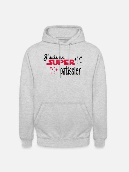 I'm a great pastry - Unisex Hoodie - light heather grey