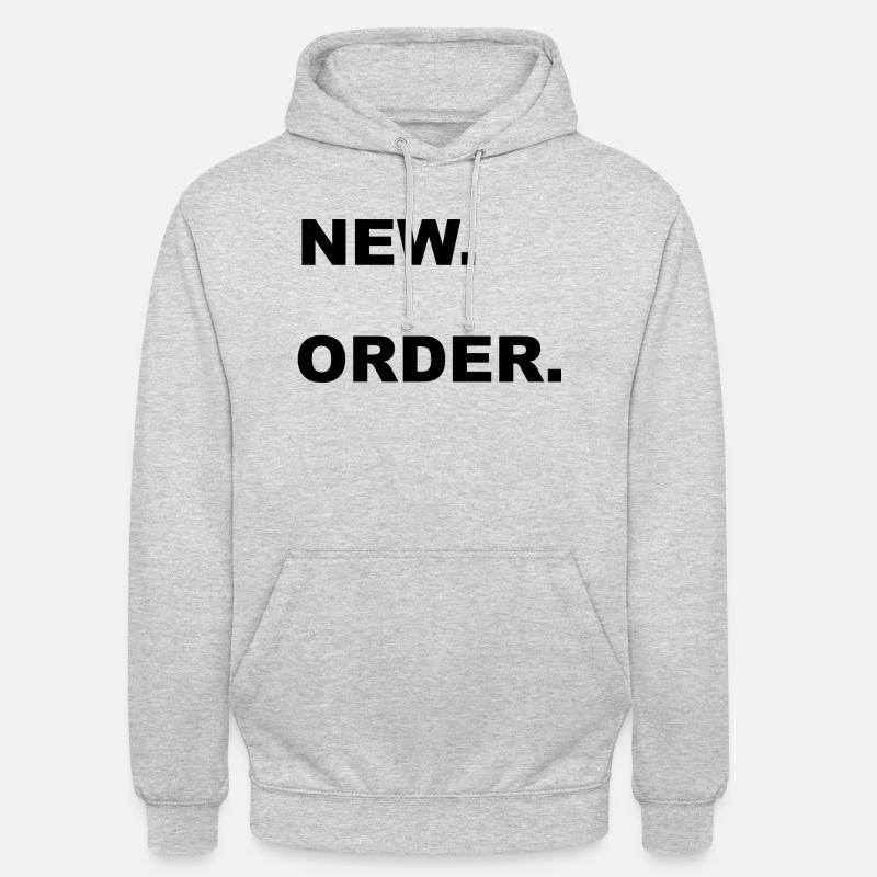 NOUVELLE COMMANDE - Sweat-shirt à capuche unisexe - gris clair chiné