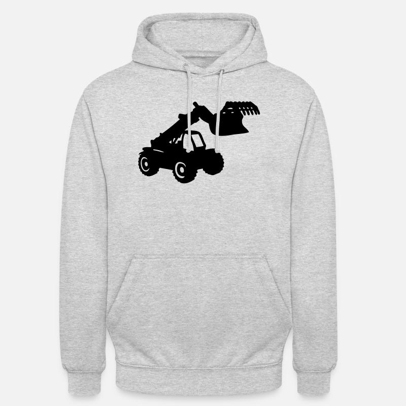 fork loader - Unisex Hoodie - light heather grey