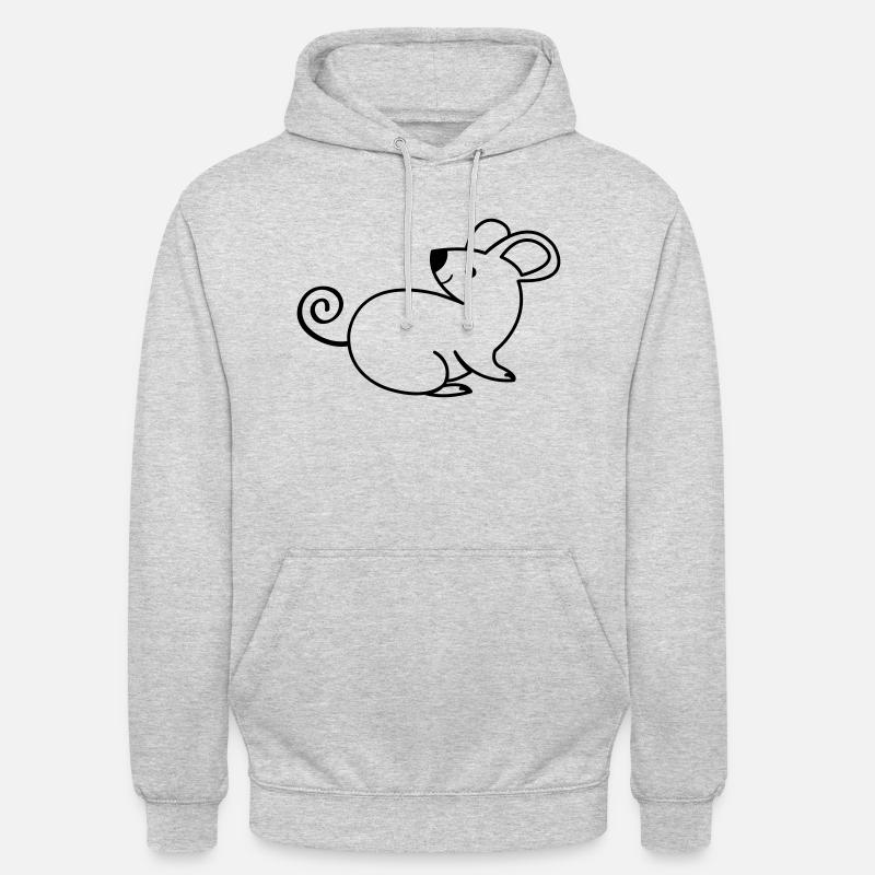 Mouse - Unisex Hoodie - light heather grey