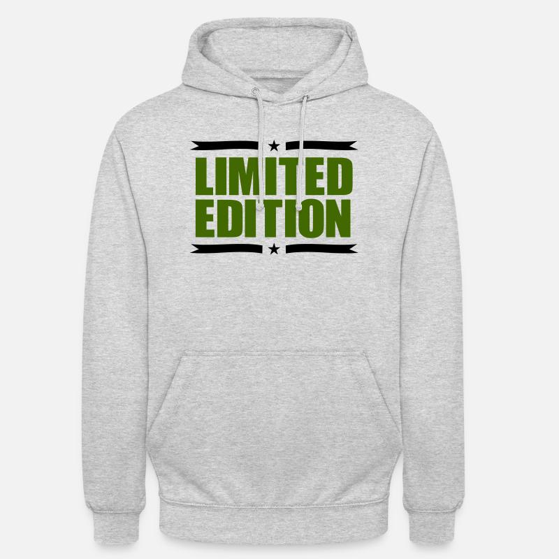 Édition limitée - Sweat-shirt à capuche unisexe - gris clair chiné