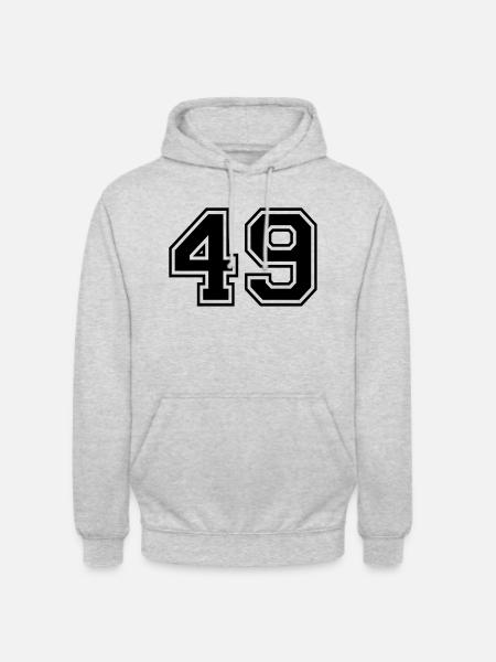 49 - Unisex Hoodie - light heather grey