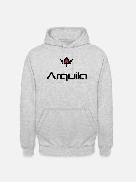 Arquila Eagle - Sweat-shirt à capuche unisexe - gris clair chiné