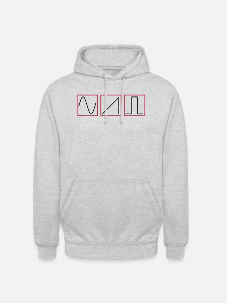 srd_layers - Unisex Hoodie - Hellgrau meliert