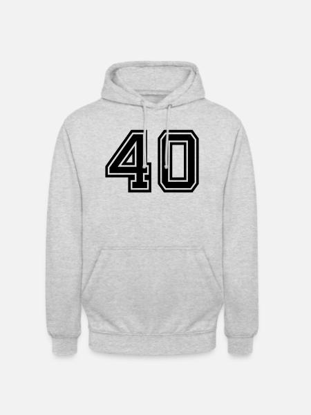 40 - Unisex Hoodie - light heather grey