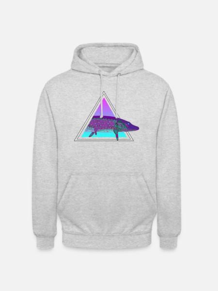 Vaporwave Pike Retro - Unisex Hoodie - light heather grey