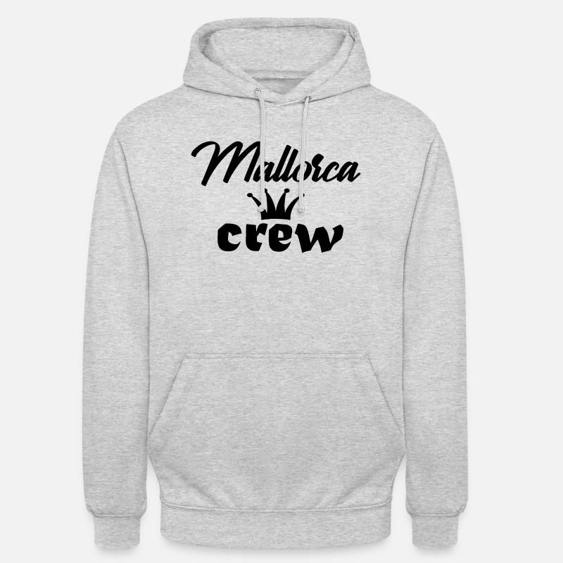 Équipage de Majorque - Sweat-shirt à capuche unisexe - gris clair chiné