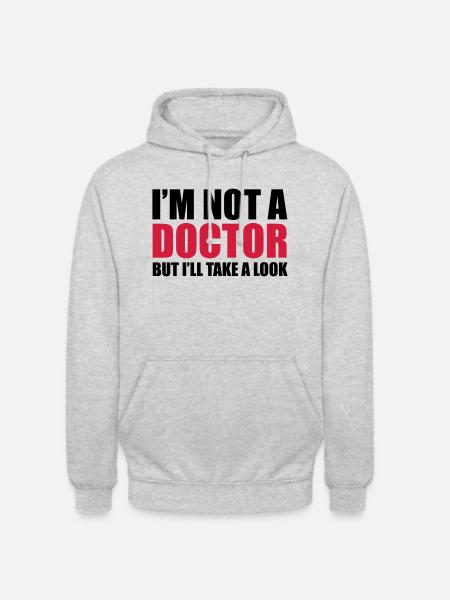 Doctor - Unisex Hoodie - light heather grey