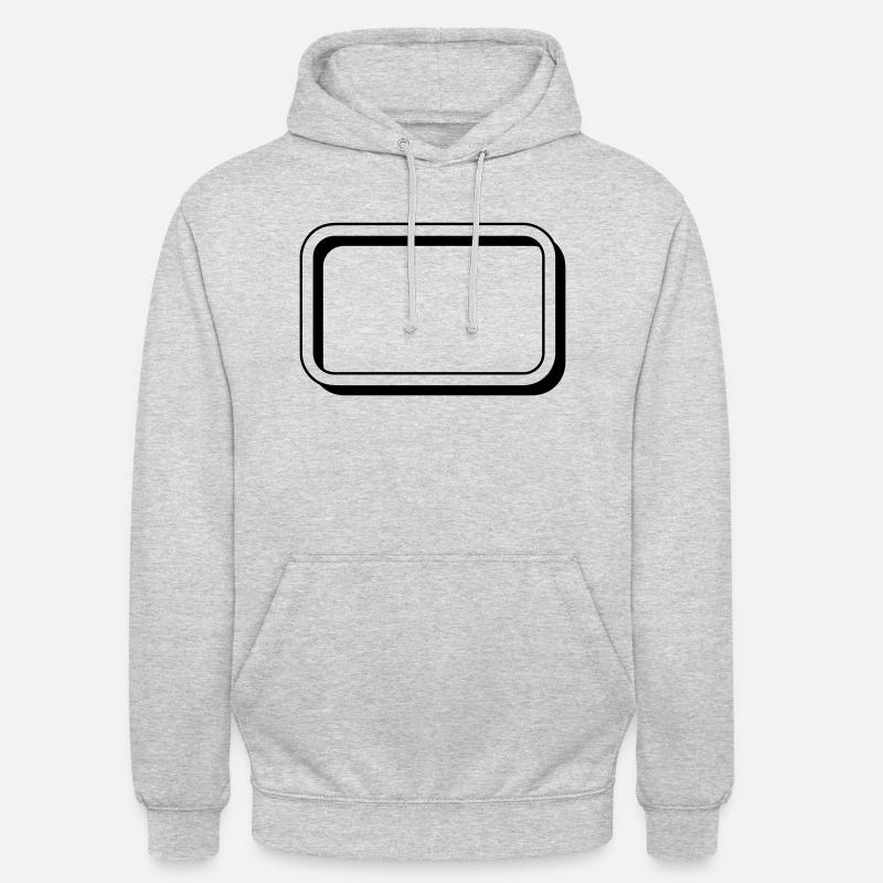 cadre facile - Sweat-shirt à capuche unisexe - gris clair chiné