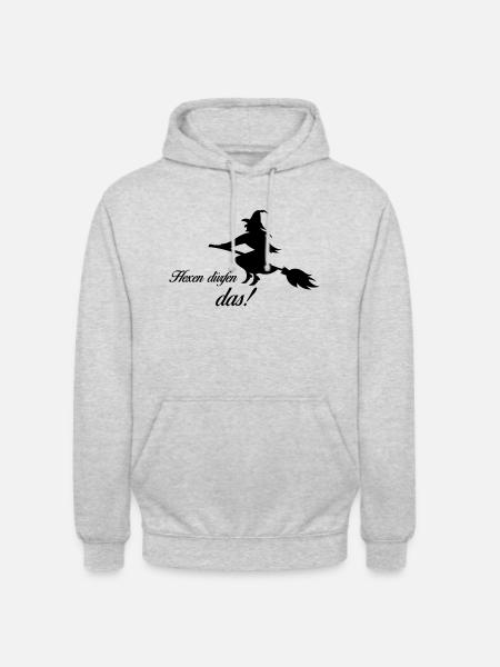 hexen dürfen das - Unisex Hoodie - Hellgrau meliert