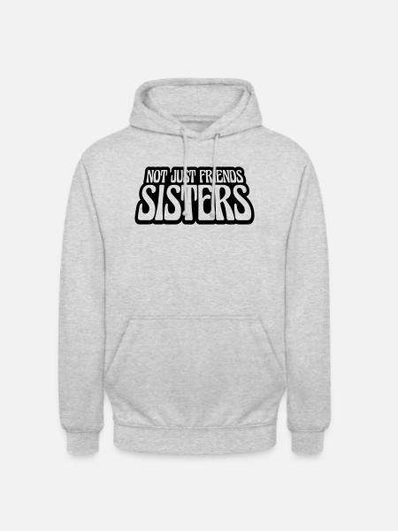 Logo Sisters Friends - Unisex Hoodie - light heather grey