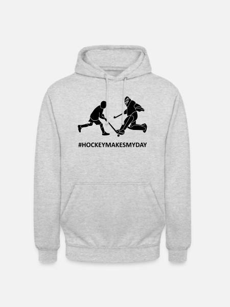 Goalkeeper and player - Unisex Hoodie - light heather grey