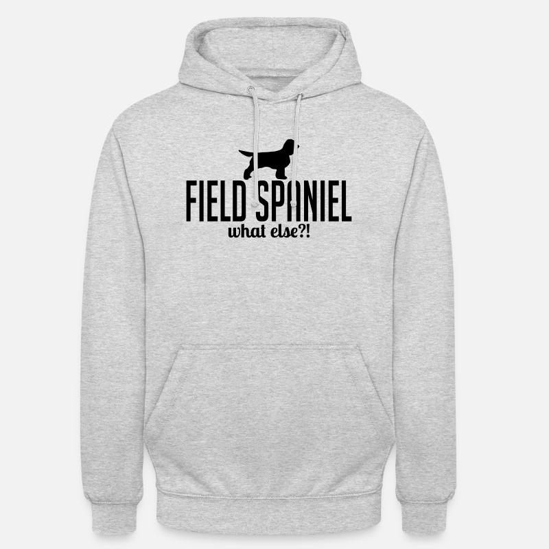 FIELD SPANIEL what else - Unisex Hoodie - light heather grey